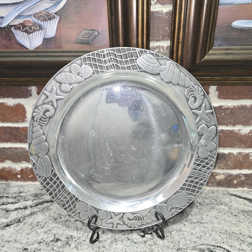 Wilton Armetale Vintage Pewter Plate